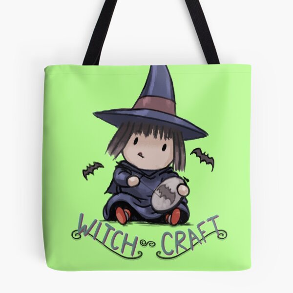 Item preview, Adorable Crafty Witch Doing Spooky Cross Stich Witchcraft designed and sold by stilo29.