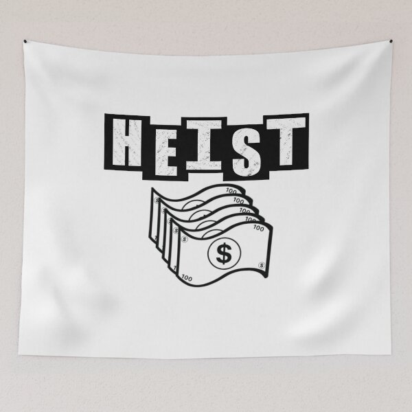 Item preview, Heist - Dollar Bills - White designed and sold by BusyMonkeys.