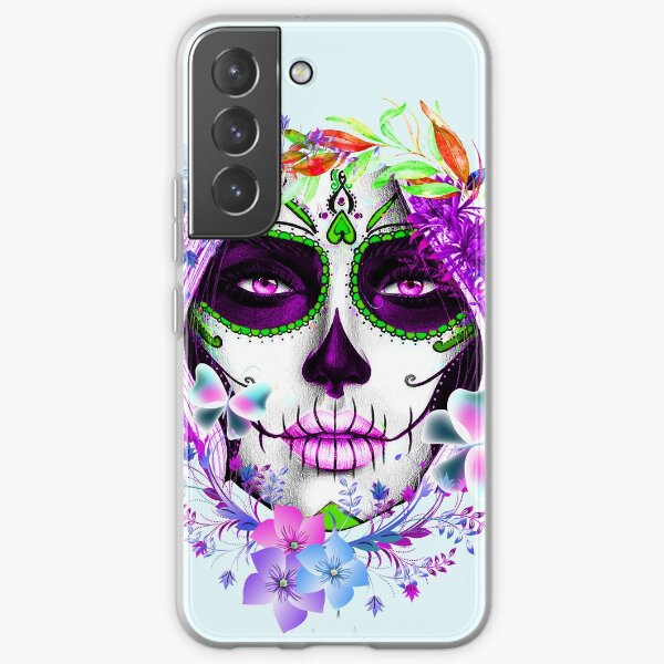 Catrina, Mexican Sugar Skull Girl Samsung Galaxy Soft Case