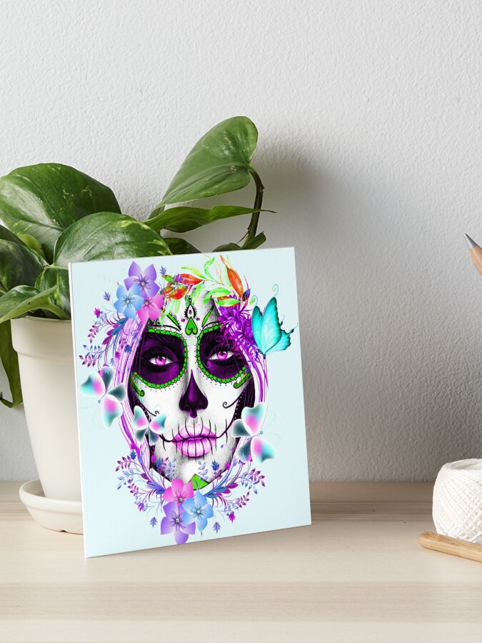 Mexican Sugar Skull #19 | Art Board Print