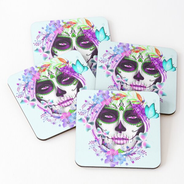 Item preview, Catrina, la chica calavera de azúcar mexicana designed and sold by Gothic Fantasy.