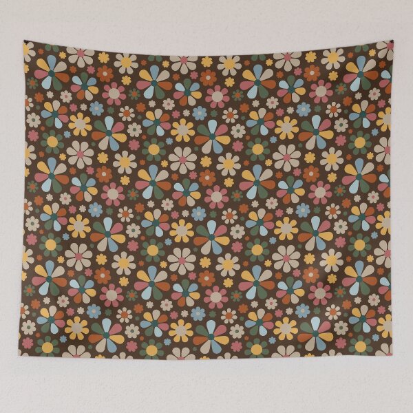Item preview, 70's Retro Flower Pattern designed and sold by lents.