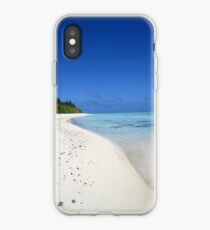 Deserted beach - Aitutaki iPhone Case