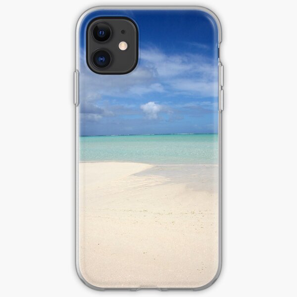 On Honeymoon Island, Aitutaki - Cook Islands iPhone Soft Case