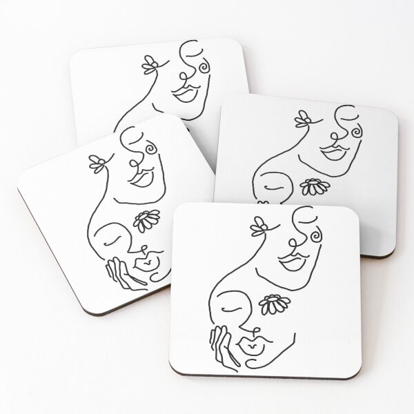 Item preview, Two Girl Line Draw designed and sold by autlu.