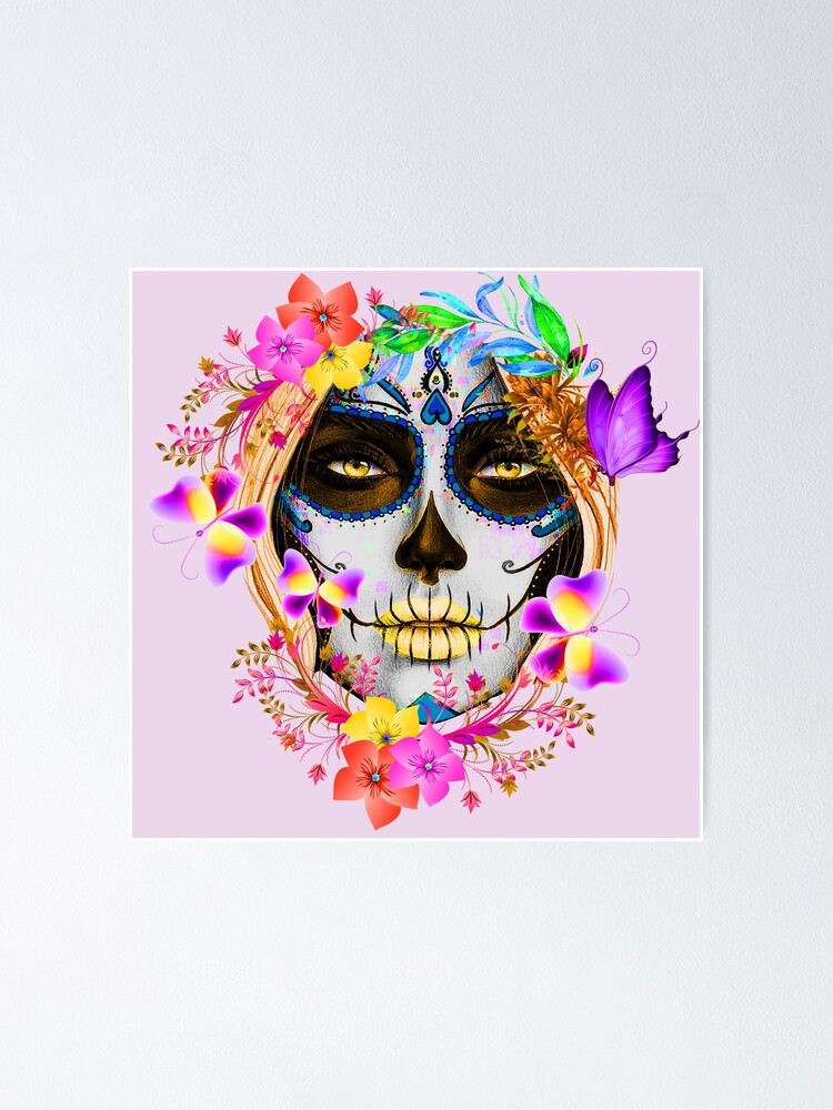 Catrina,Mexican Sugar Skull Lady | Poster