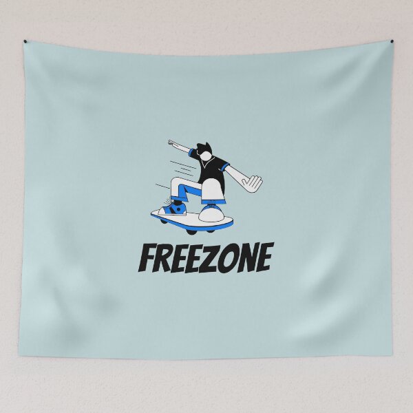 Item preview, Skateboarder in his Freezone designed and sold by AStateofBeing.