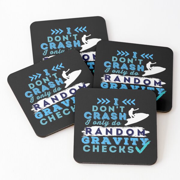 Item preview, I Don't Crash I Do Random Gravity Checks Jet Ski designed and sold by Hoiho Adventure Shirts.