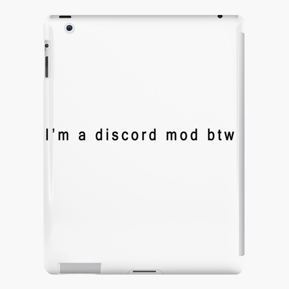 Discord Mod iPad Cases & Skins for Sale