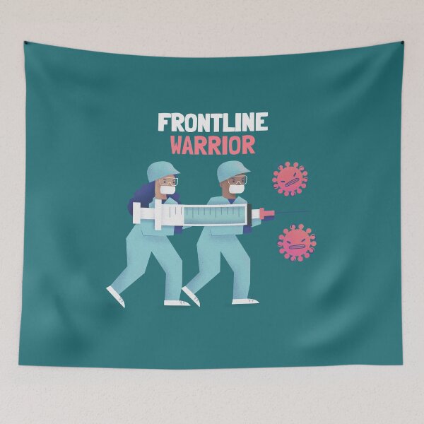 Item preview, Frontline Warrior Nurse designed and sold by Lolas-Creations.