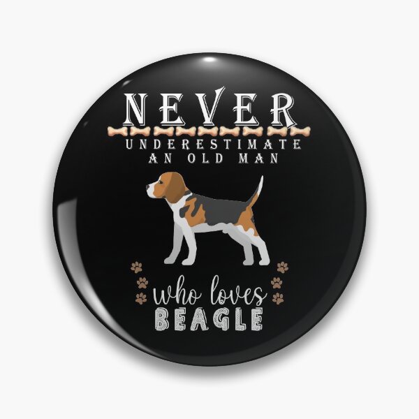 Item preview,  Never underestimate an old man who loves Beagle, National Beagle Day designed and sold by . JustBeUnique ..