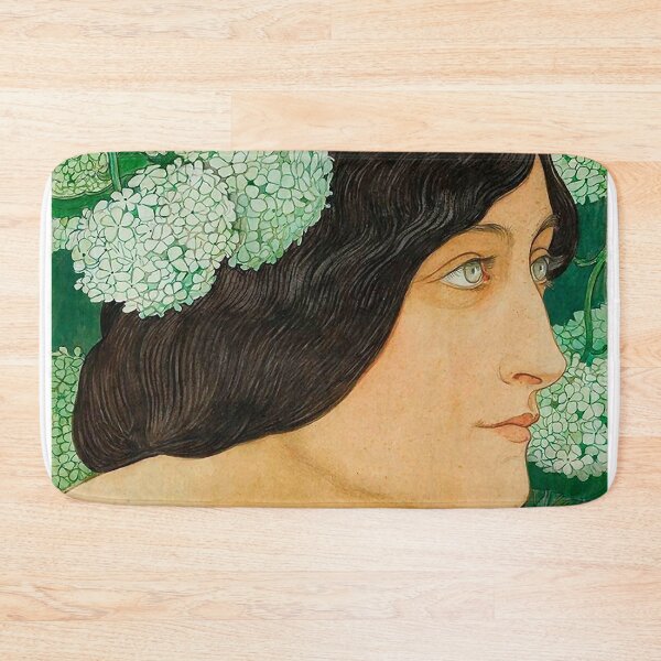 Item preview, Female Portrait by Ernest Biéler designed and sold by IndieArtDream.