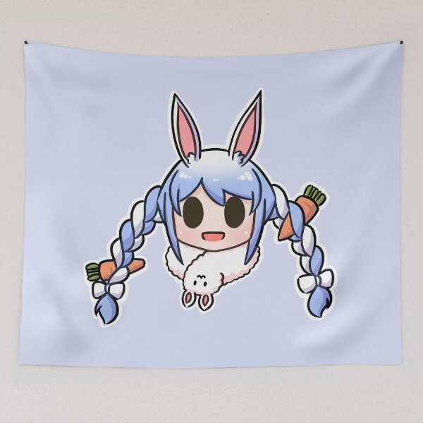 Item preview, Usada Pekora chibi head designed and sold by Morcawork.