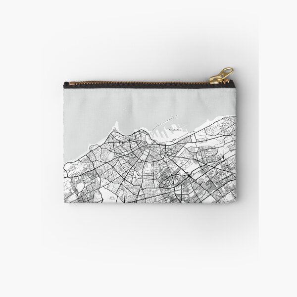 Item preview, Casablanca, Morocco Map (Theme 1) designed and sold by Mapnify.