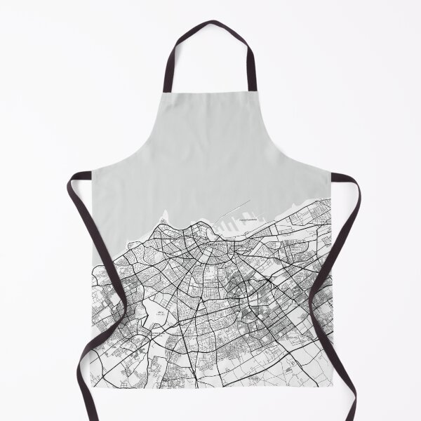 Item preview, Casablanca, Morocco Map (Theme 1) designed and sold by Mapnify.