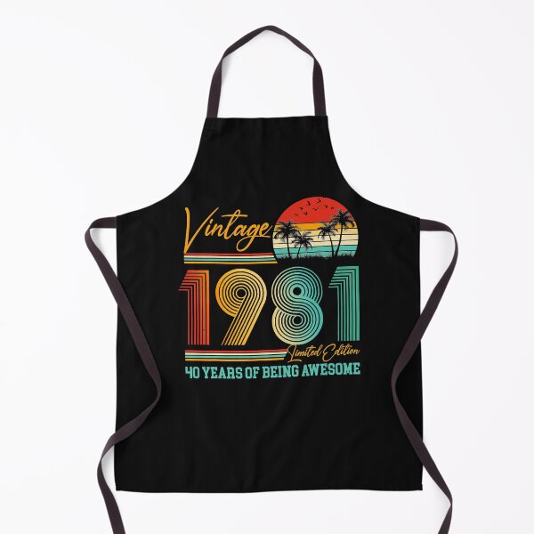 Item preview, 40th Birthday Gift Vintage 1981 Retro 40 Years Old designed and sold by BrooksBrennan.