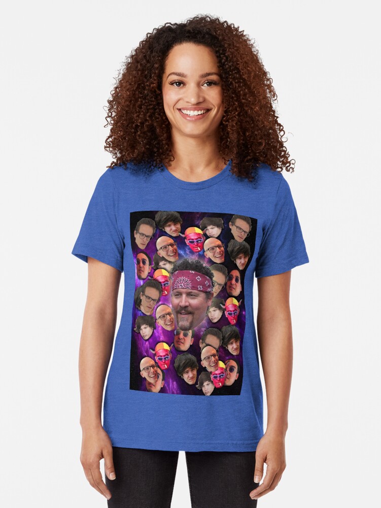 Alternate view of Chef our God Tri-blend T-Shirt