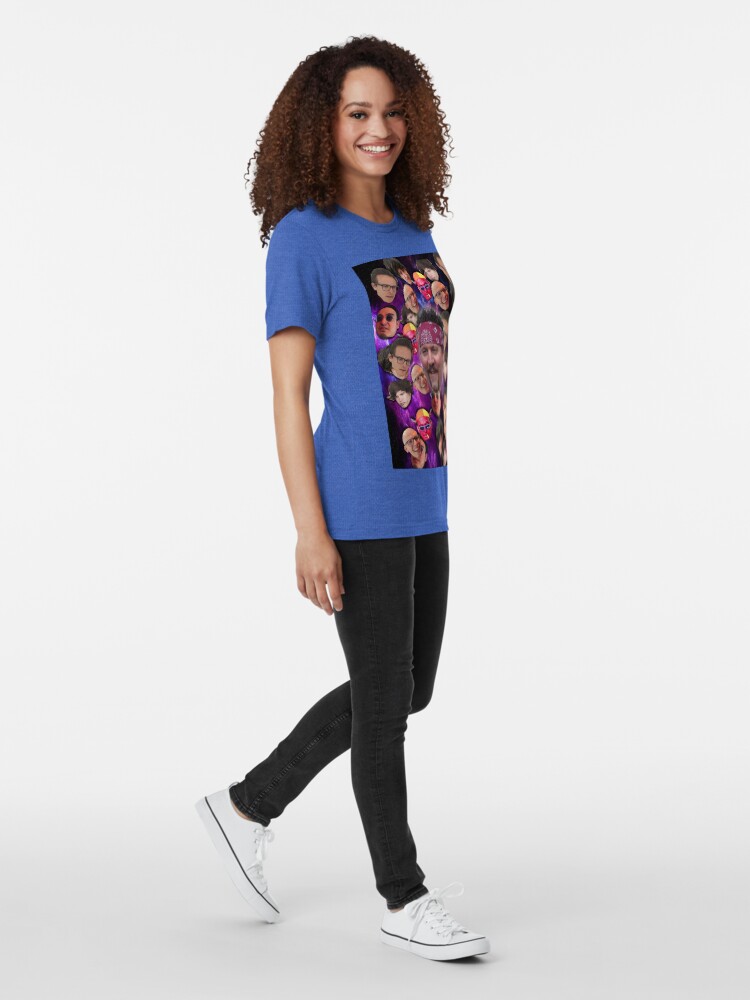 Alternate view of Chef our God Tri-blend T-Shirt