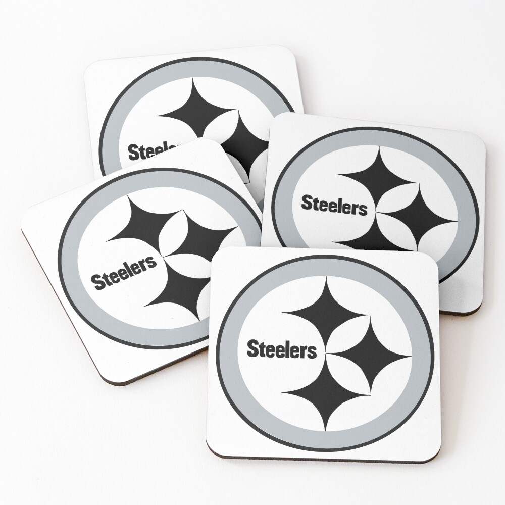 Black and White Steeler Logo Magnet