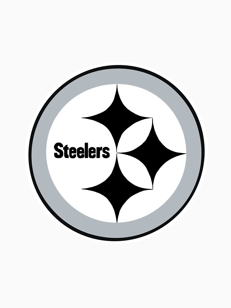 Black and White Steeler Logo Pullover Hoodie for Sale by jjsocceruno