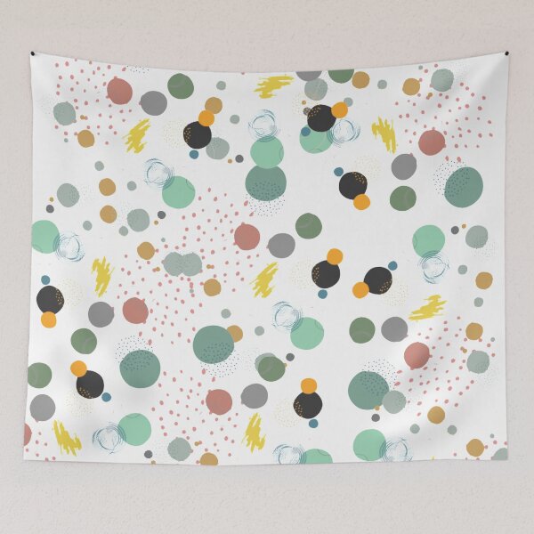 Item preview, circular abstract pattern shape line colorful designed and sold by nc126.