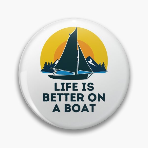 Item preview, Life Is Better On a Boat Captain Boater Boating designed and sold by Emerg-Apparel.
