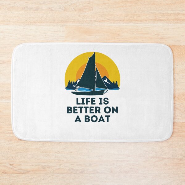Item preview, Life Is Better On a Boat Captain Boater Boating designed and sold by Emerg-Apparel.