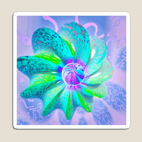 Item preview, Pastel Möbius Torus Design Teal & Purple shades designed and sold by GlitchyGraphics.