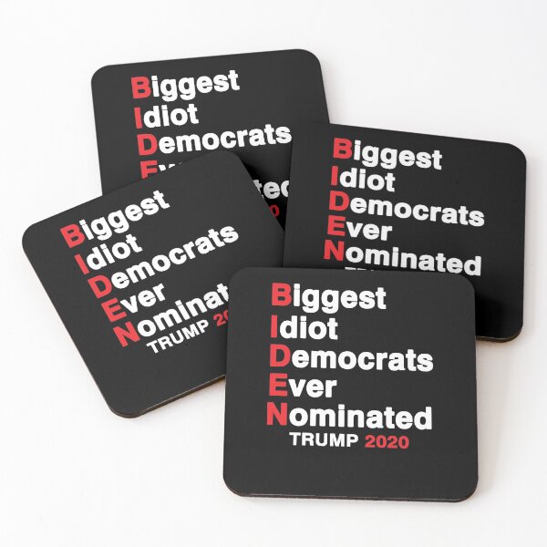 Item preview, Biden Biggest Idiot Democrats Ever Nominated Trump 2020, Anti Joe Biden designed and sold by Mirnamar.