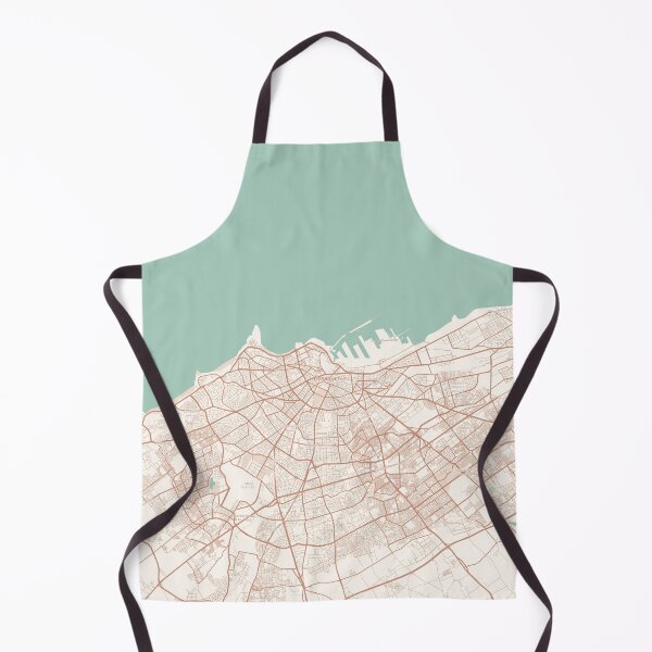 Item preview, Casablanca, Morocco Map (Theme 2) designed and sold by Mapnify.