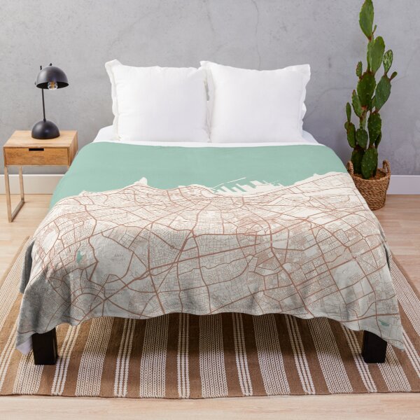 Item preview, Casablanca, Morocco Map (Theme 2) designed and sold by Mapnify.
