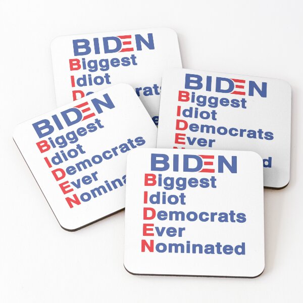 Item preview, Biden Biggest Idiot Democrats Ever Nominated Trump 2020, Anti Joe Biden designed and sold by Mirnamar.
