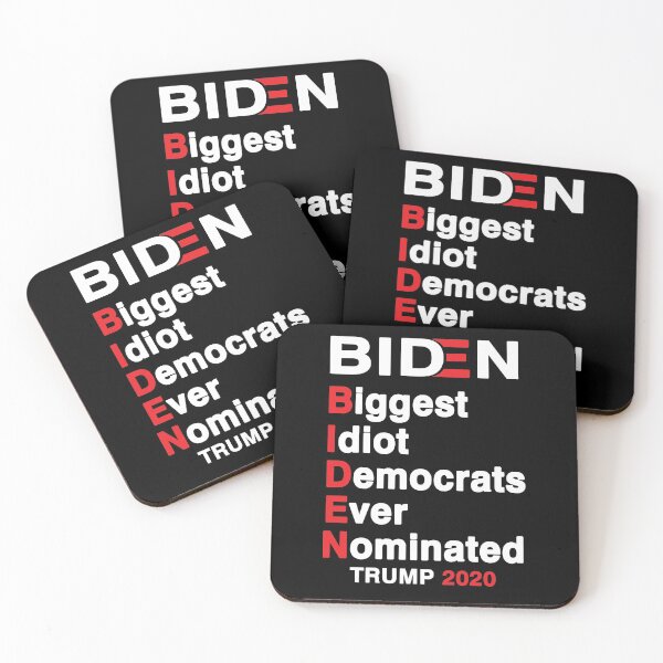 Item preview, Biden Biggest Idiot Democrats Ever Nominated Trump 2020, Anti Joe Biden designed and sold by Mirnamar.