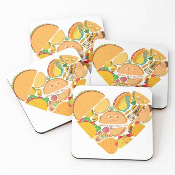 Item preview, Taco In Heart Shape. designed and sold by mewsis.