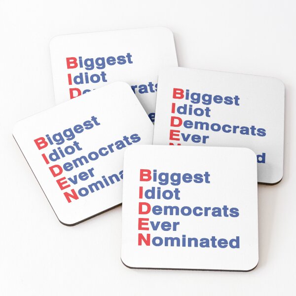 Item preview, Biden Biggest Idiot Democrats Ever Nominated Trump 2020, Anti Joe Biden designed and sold by Mirnamar.