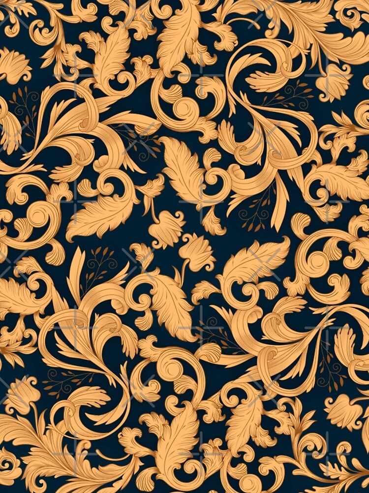 Thumbnail 5 of 5, iPhone Case, Golden Floral Pattern designed and sold by Parveeez.