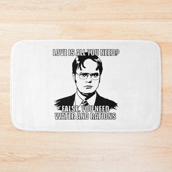 Item preview, Love Is All You Need? - False . You Need Water And Rations - The Office designed and sold by KatarinaReese.