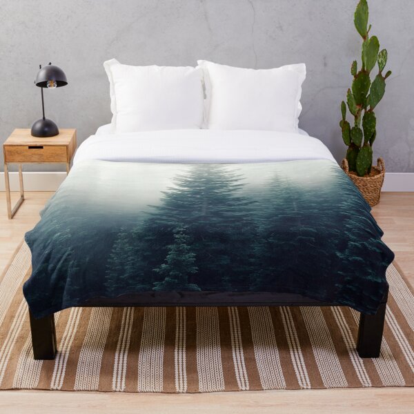 Item preview, Foggy pine forest designed and sold by Naturecrafty.