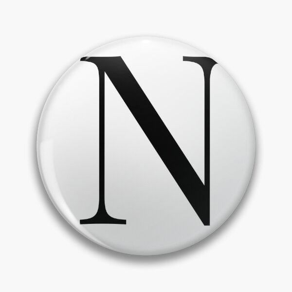 Item preview, Letter N in a Classic Font designed and sold by Kaitlyn Hart.