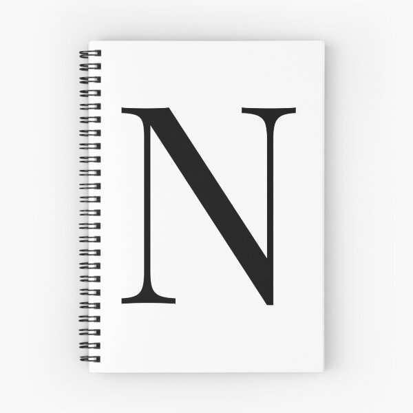 Item preview, Letter N in a Classic Font designed and sold by Kaitlyn Hart.