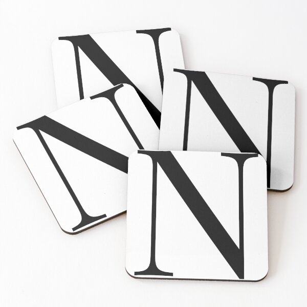 Item preview, Letter N in a Classic Font designed and sold by Kaitlyn Hart.