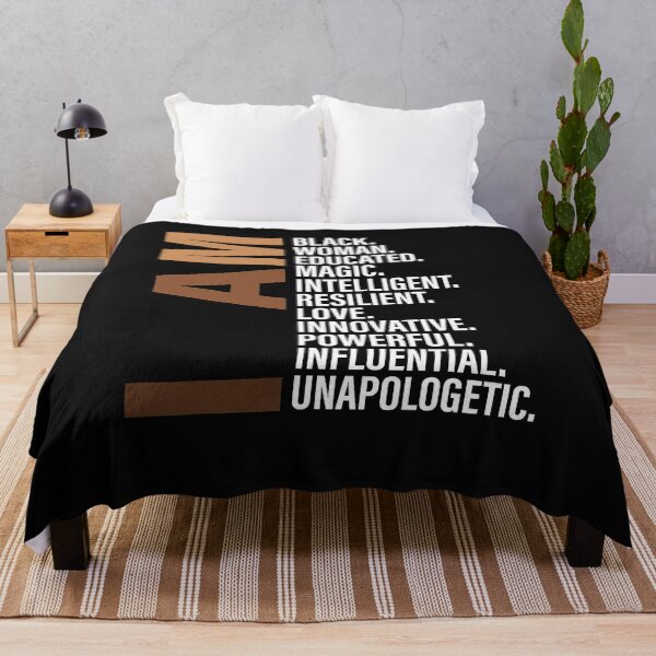 Item preview, I Am Black Woman Educated Melanin Black History Month Gift designed and sold by BrooksBrennan.