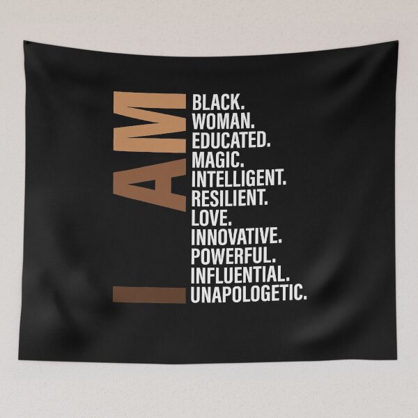 Item preview, I Am Black Woman Educated Melanin Black History Month Gift  designed and sold by BrooksBrennan.