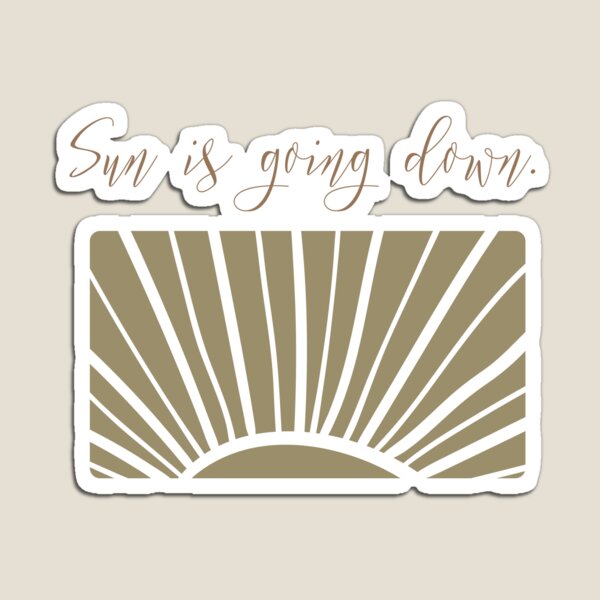 Item preview, Sun is going down designed and sold by FLY-FINE.