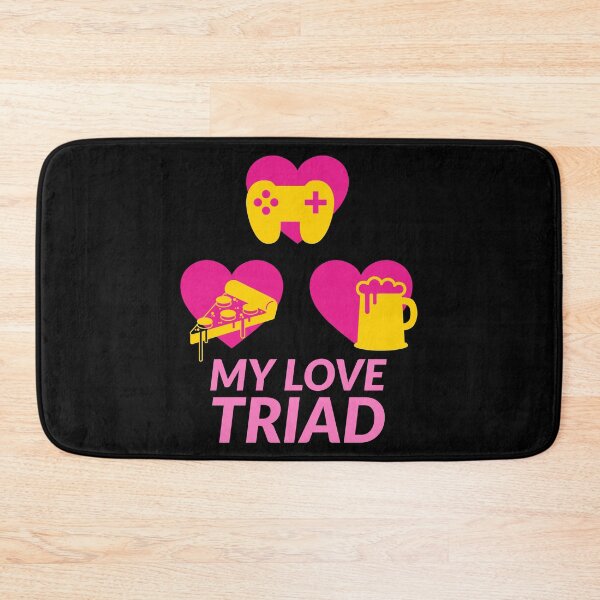 Item preview, my love triad.gaming, pizza and beer designed and sold by doctors-apparel.