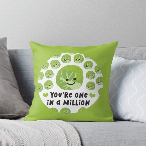 Item preview, You're One In A Million (Brussels Sprouts) designed and sold by VicEllisArt.