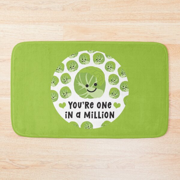 Item preview, You're One In A Million (Brussels Sprouts) designed and sold by VicEllisArt.