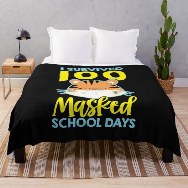 Item preview, I Survived 100 Masked School Days - 100 Days Of School designed and sold by BrooksBrennan.