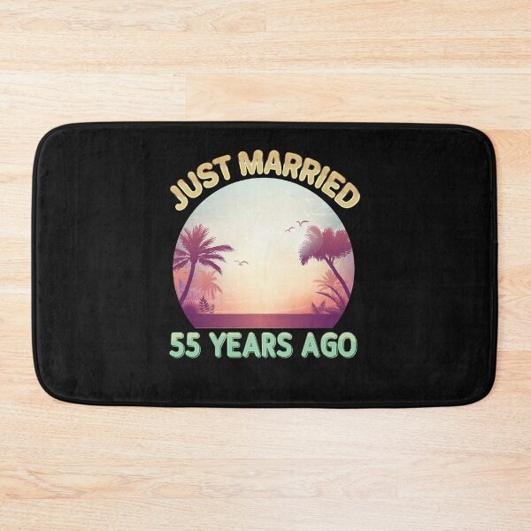 Item preview, Just married 55 years ago Happy 55th Wedding Anniversary designed and sold by BrooksBrennan.