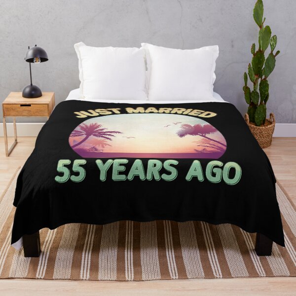 Item preview, Just married 55 years ago Happy 55th Wedding Anniversary designed and sold by BrooksBrennan.